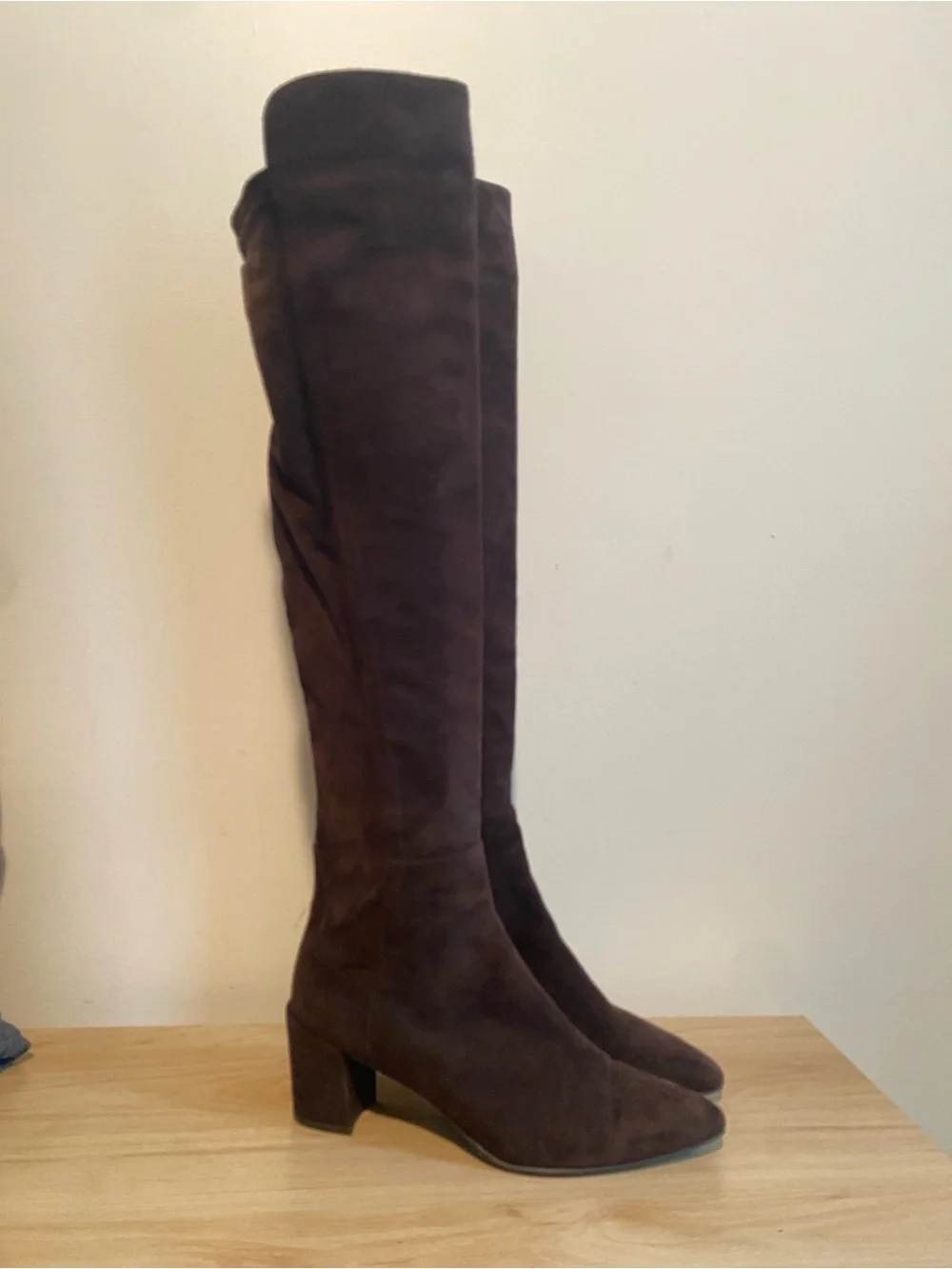 Stuart Weitzman - Over the Knee Brown Suede Boots Women’s 9 Made in Spain